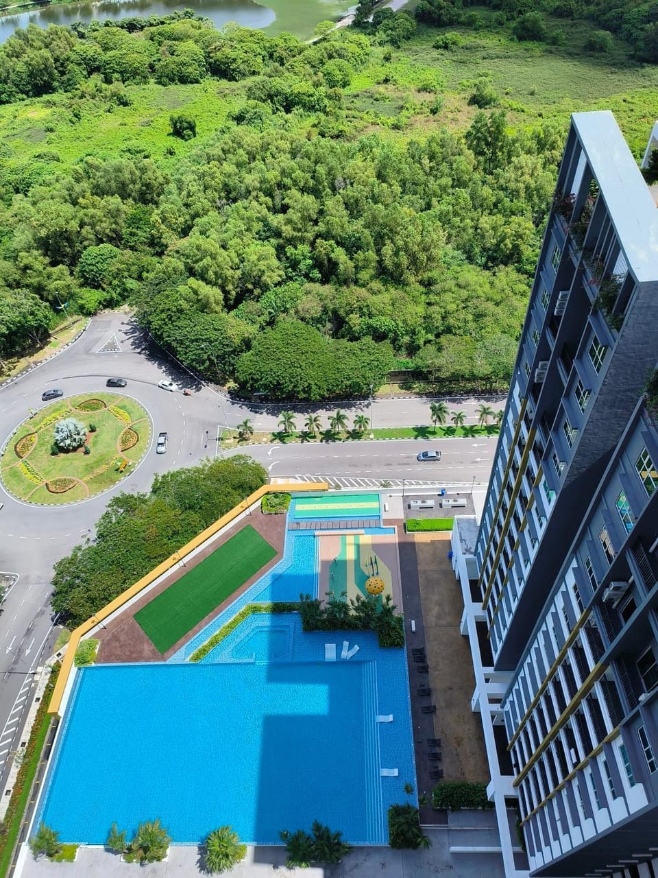 Property building, Natural landscape, Swimming pool