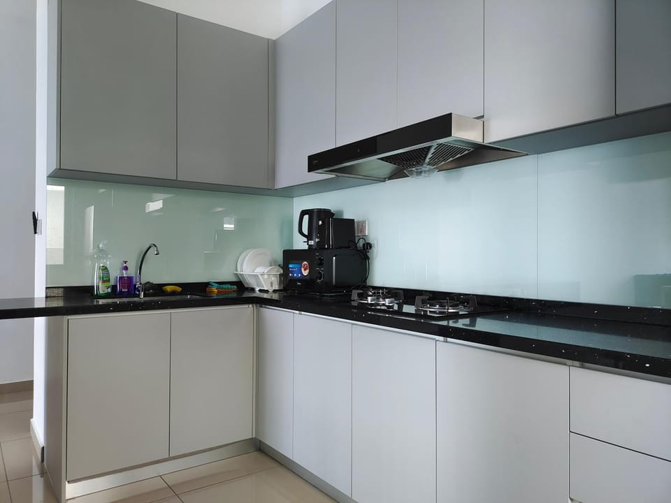 Kitchen or kitchenette, toaster
