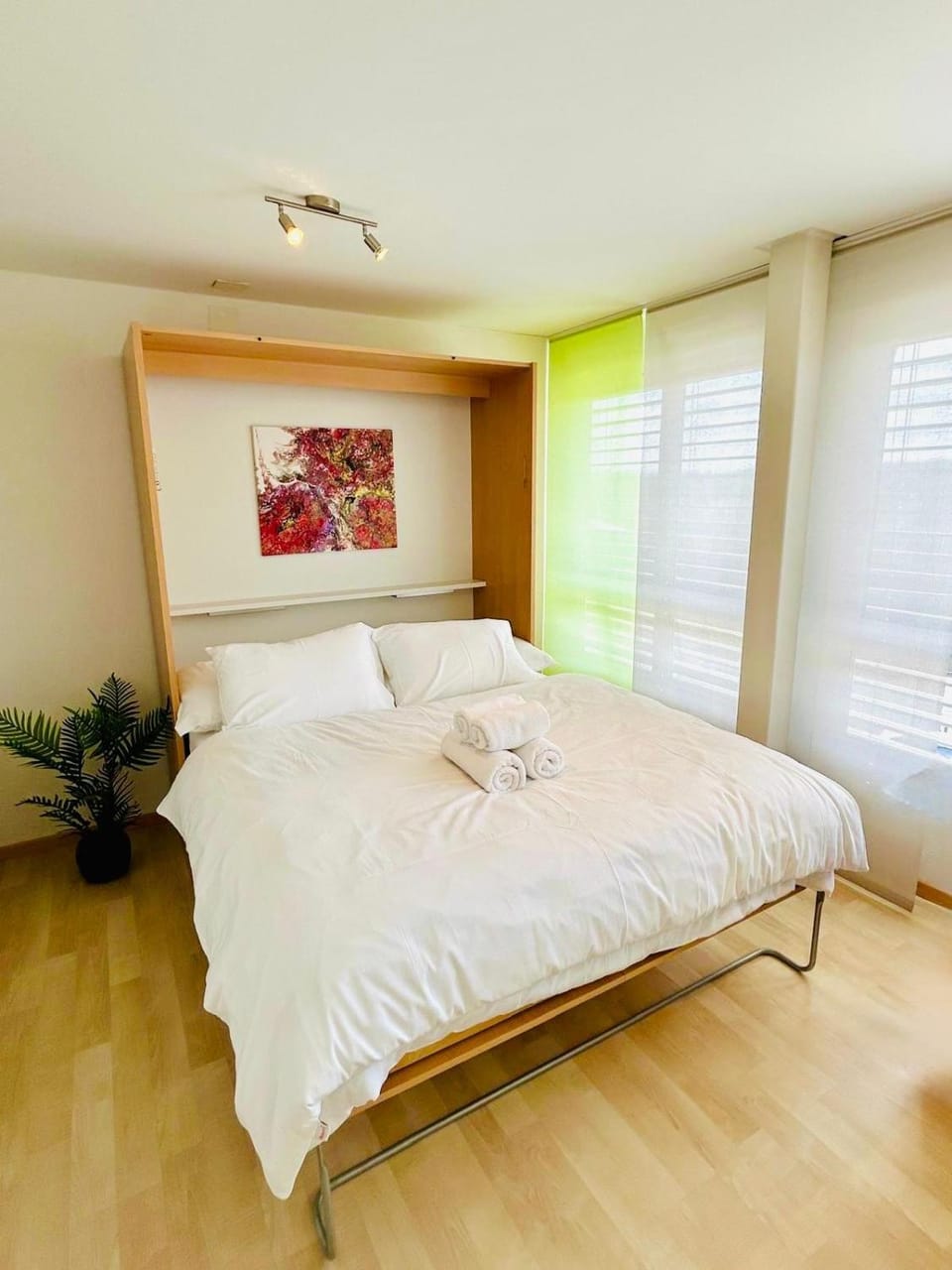 Bed, View (from property/room), Bedroom, wardrobe, air conditioner