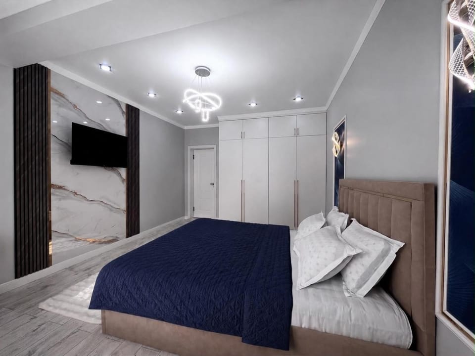 Bed, TV and multimedia, Photo of the whole room, Bedroom, wardrobe