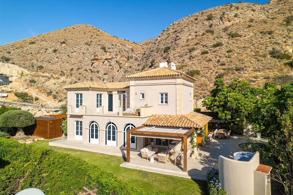 Property building, Natural landscape, Mountain view