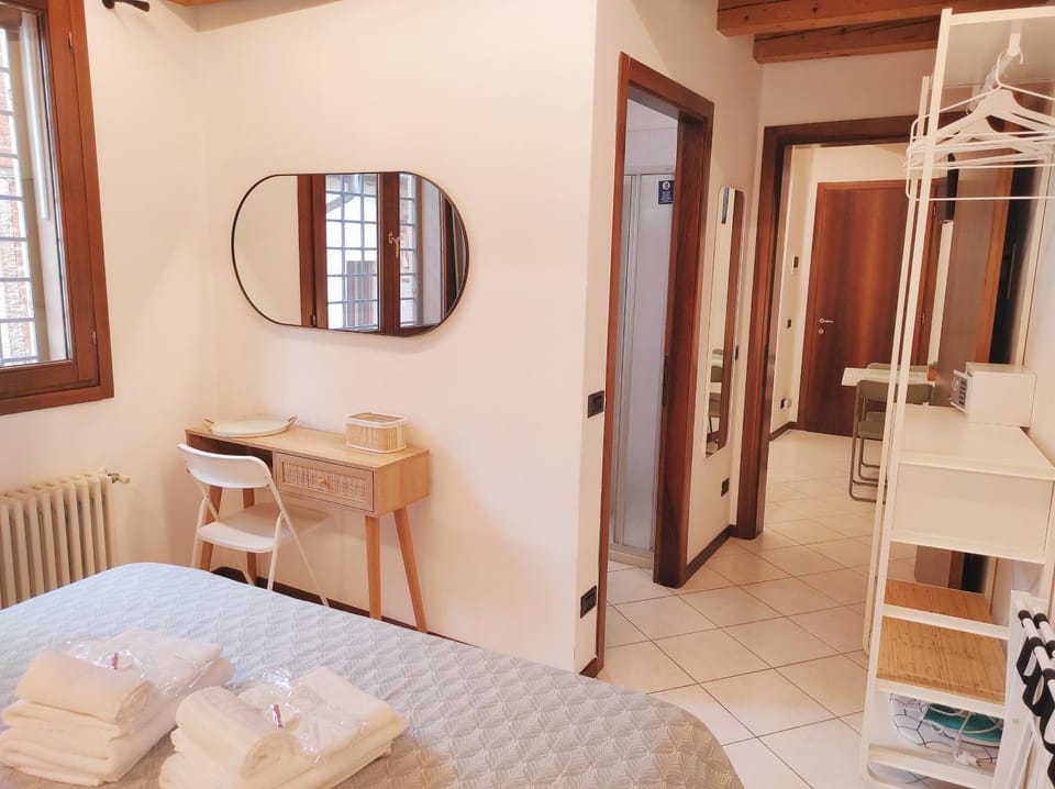 View (from property/room), Photo of the whole room, Seating area, Bedroom, furniture, locker, safe, safe, towels, towels