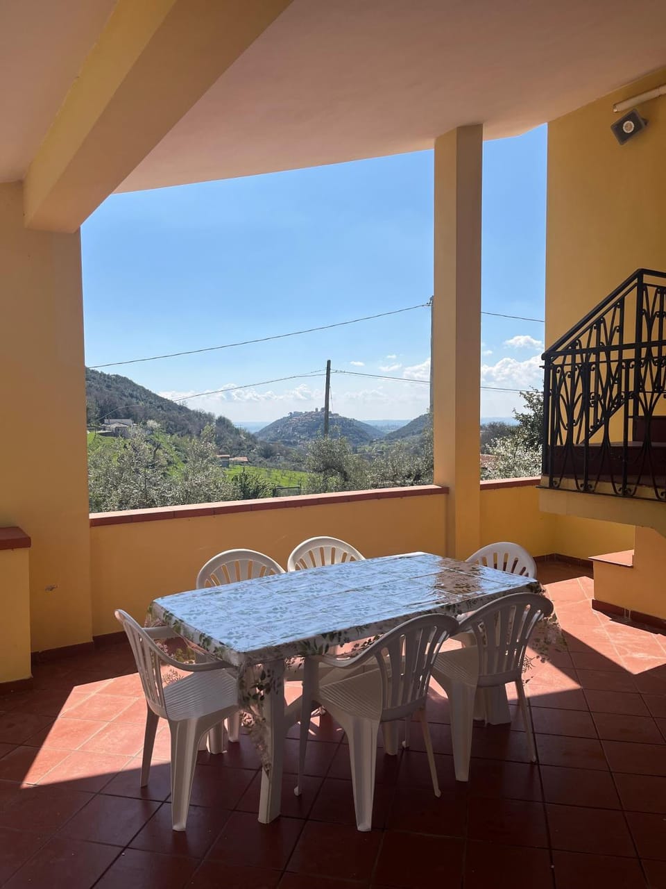 Natural landscape, Balcony/Terrace, Mountain view