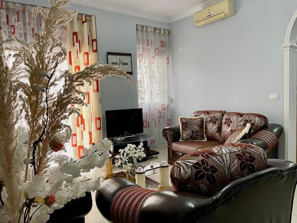 Living room, air conditioner