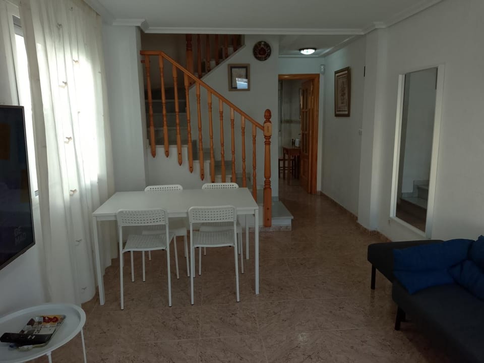 Dining area, air conditioner