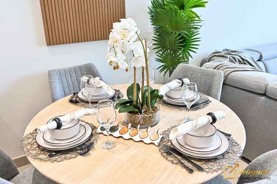 Stunning 1BR in JVC Binghatti Amber by Deleguest Apartment in Dubai
