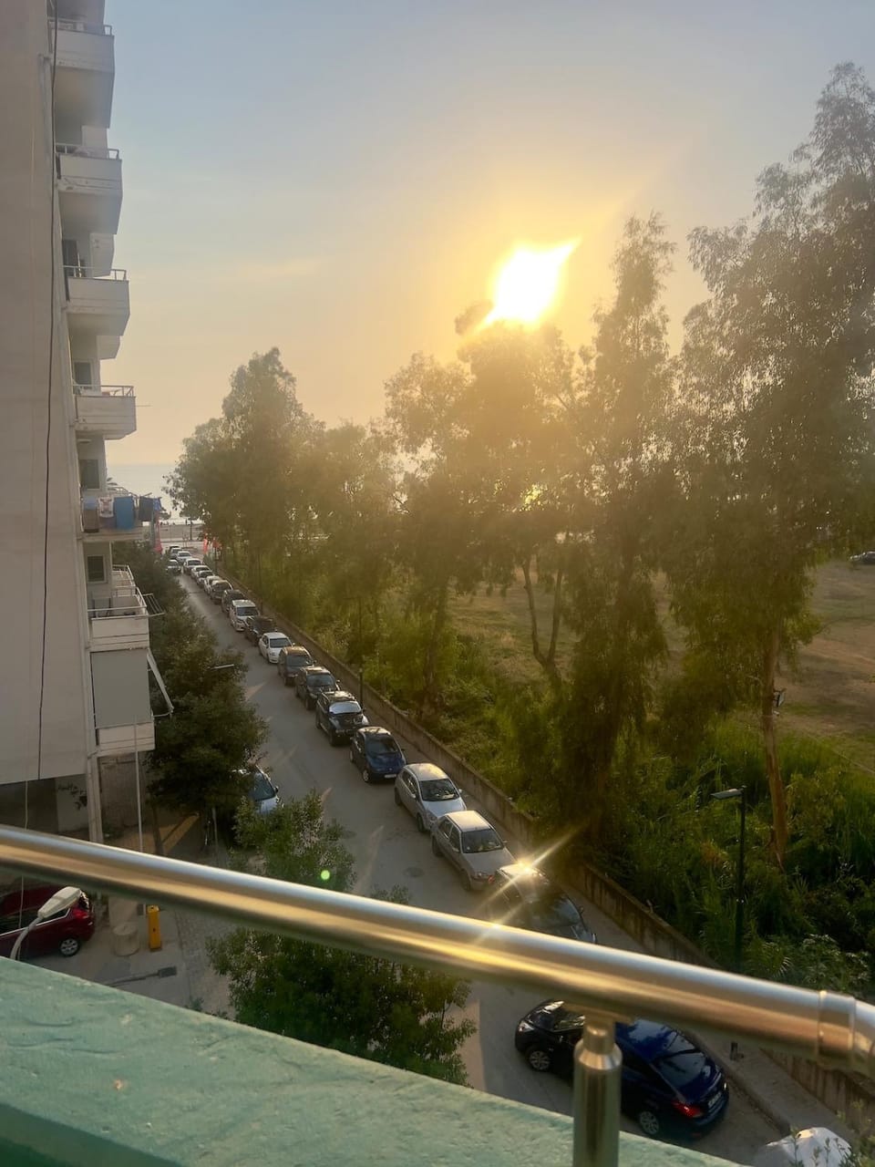 Day, Sunset, Parking