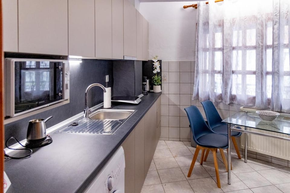 Kitchen or kitchenette, Dining area, stove, kitchen