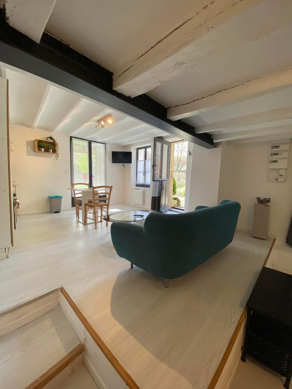 Logement avec alcôve et jardin proche du Château Apartment in Centre-Val de Loire
