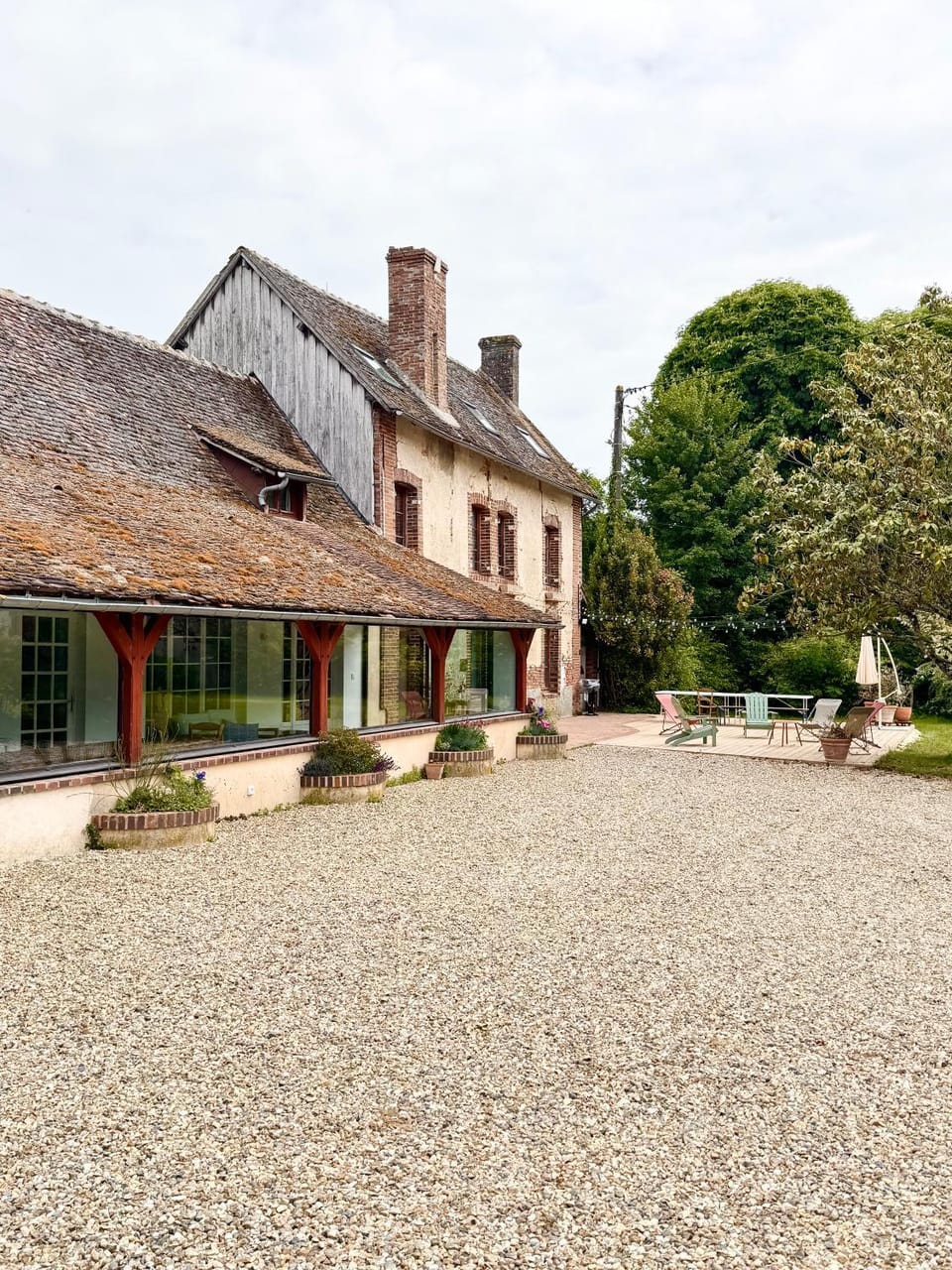 Property building, Patio