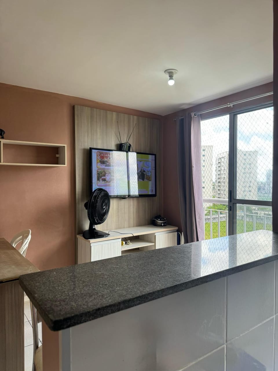 Apto condomínio Ville Laguna, totalmente mobiliado, com 2 quartos, sendo 1 suíte Apartment in Belém