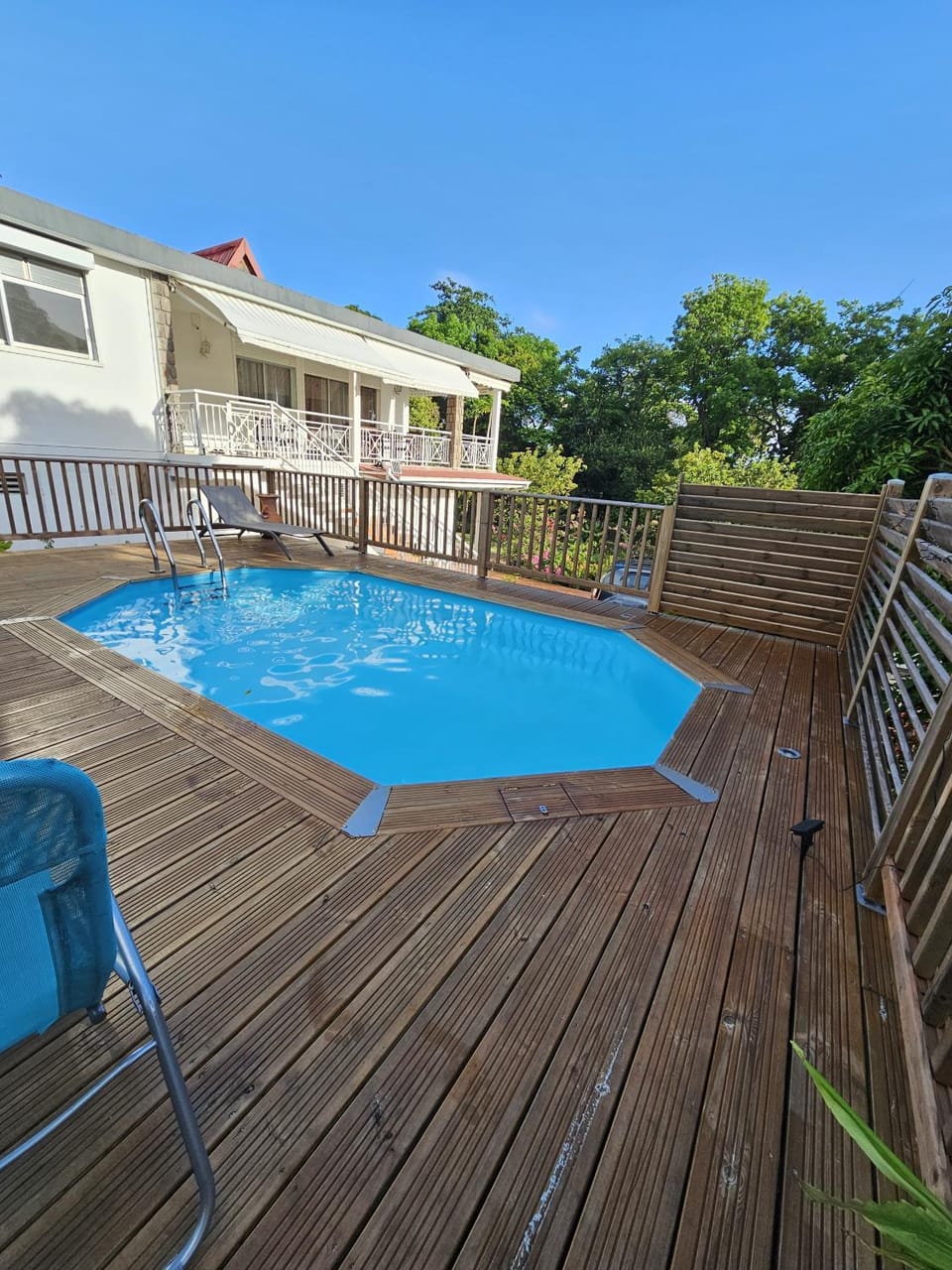 Patio, Day, Pool view, Swimming pool, sunbed