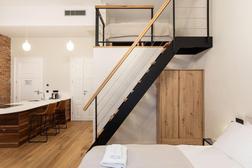 Design Flower Square Quadruplex Apartment in City of Zagreb