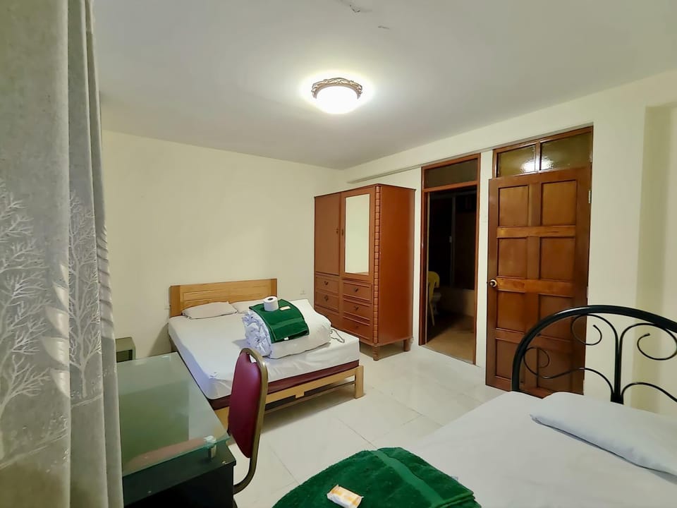 Bed, Photo of the whole room, Bedroom, towels, wardrobe