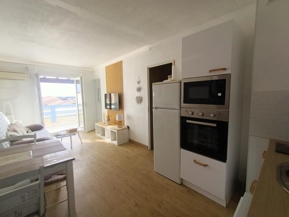 Beau T2 Climatisé avec Terrasse et Parking - FR-1-799-49 Apartment in Le Barcarès