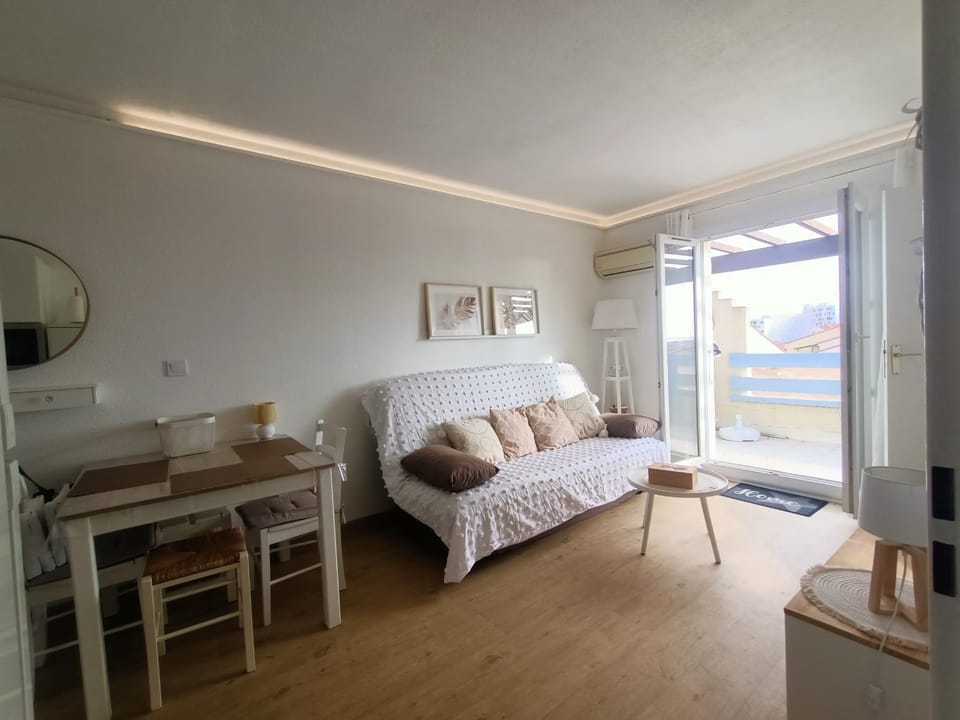 Beau T2 Climatisé avec Terrasse et Parking - FR-1-799-49 Apartment in Le Barcarès