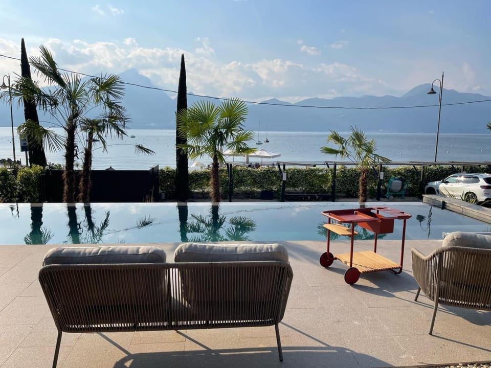 Seating area, Pool view, Swimming pool