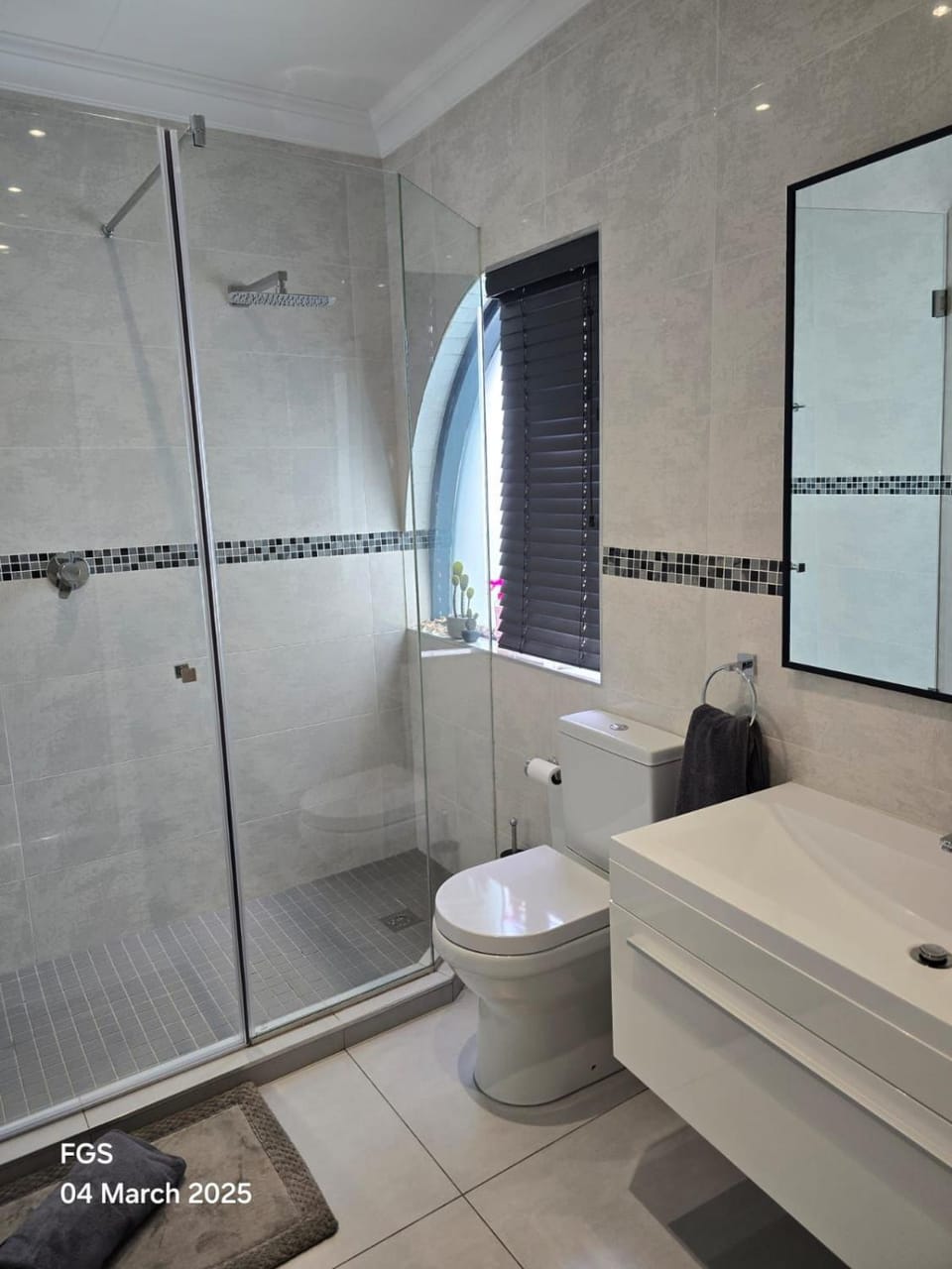 Shower, Toilet, towels