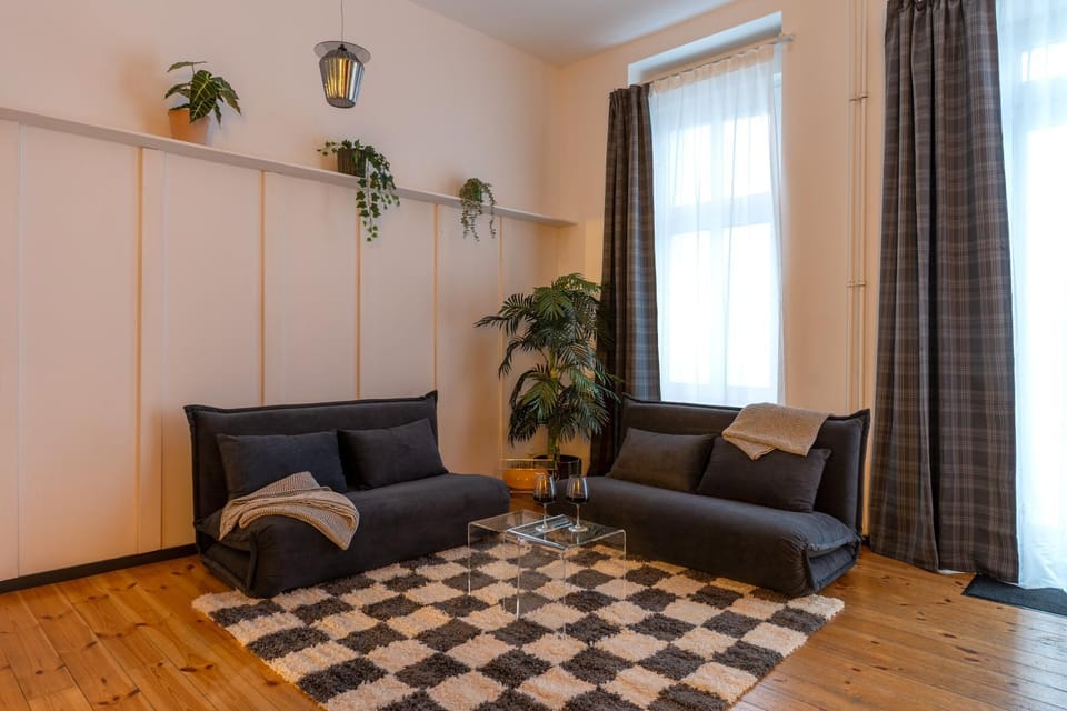 Living room, Bedroom