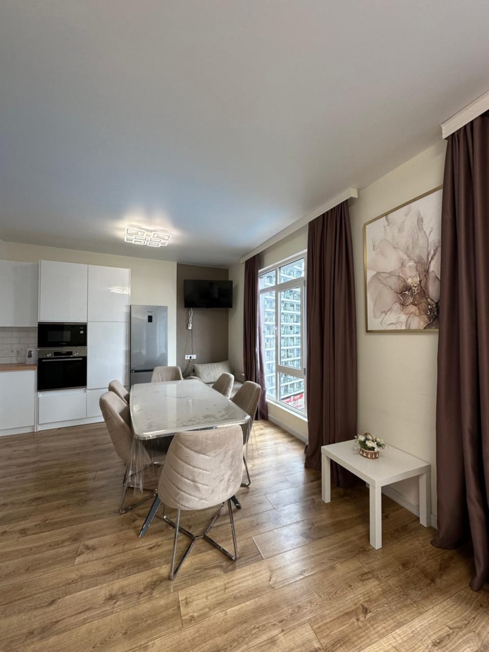 Bright large apartment in White Sails Apartment in Batumi