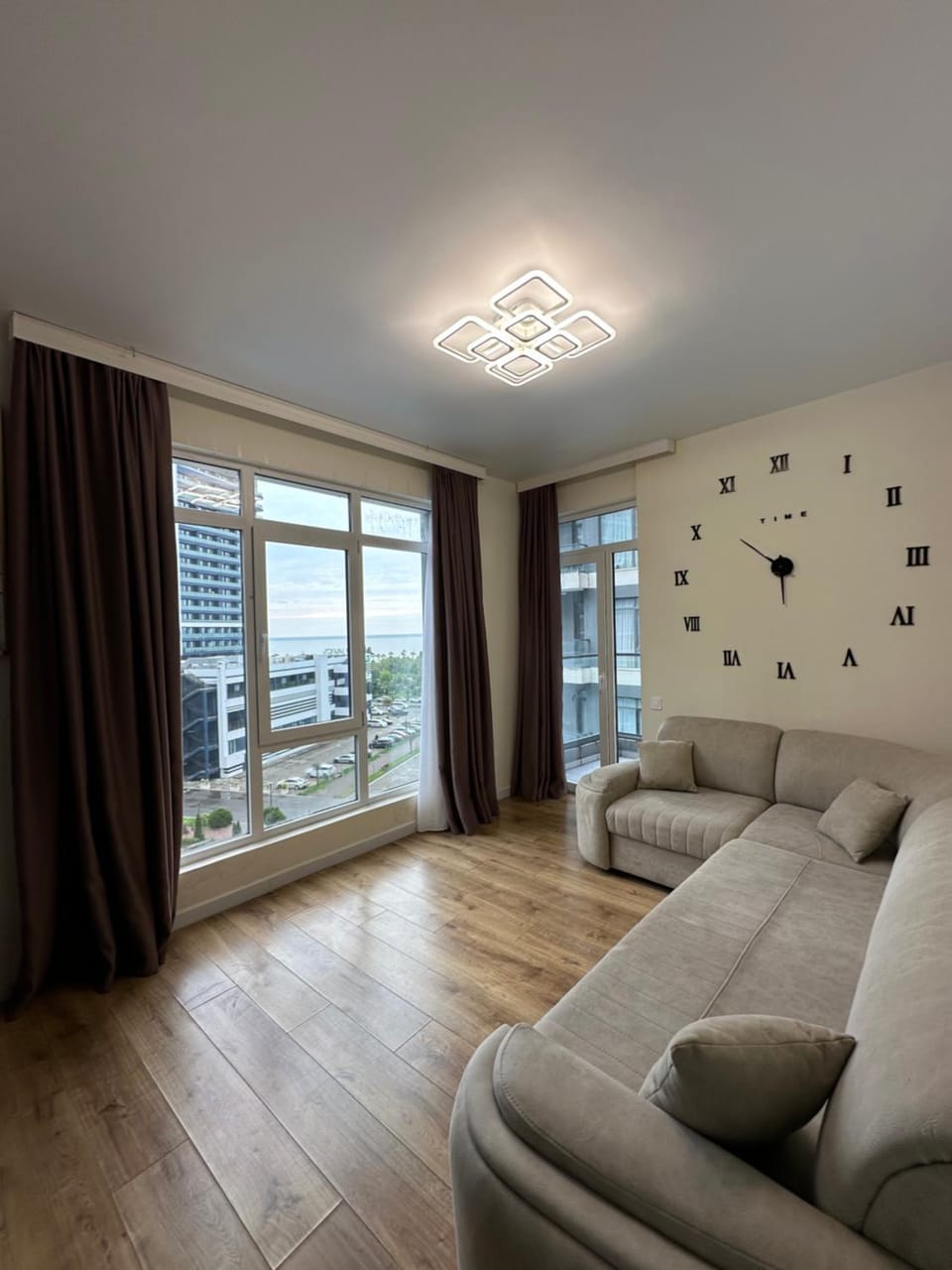 Bright large apartment in White Sails Apartment in Batumi