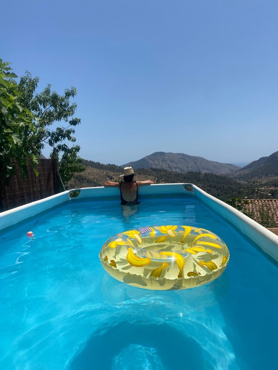 Natural landscape, Mountain view, Swimming pool
