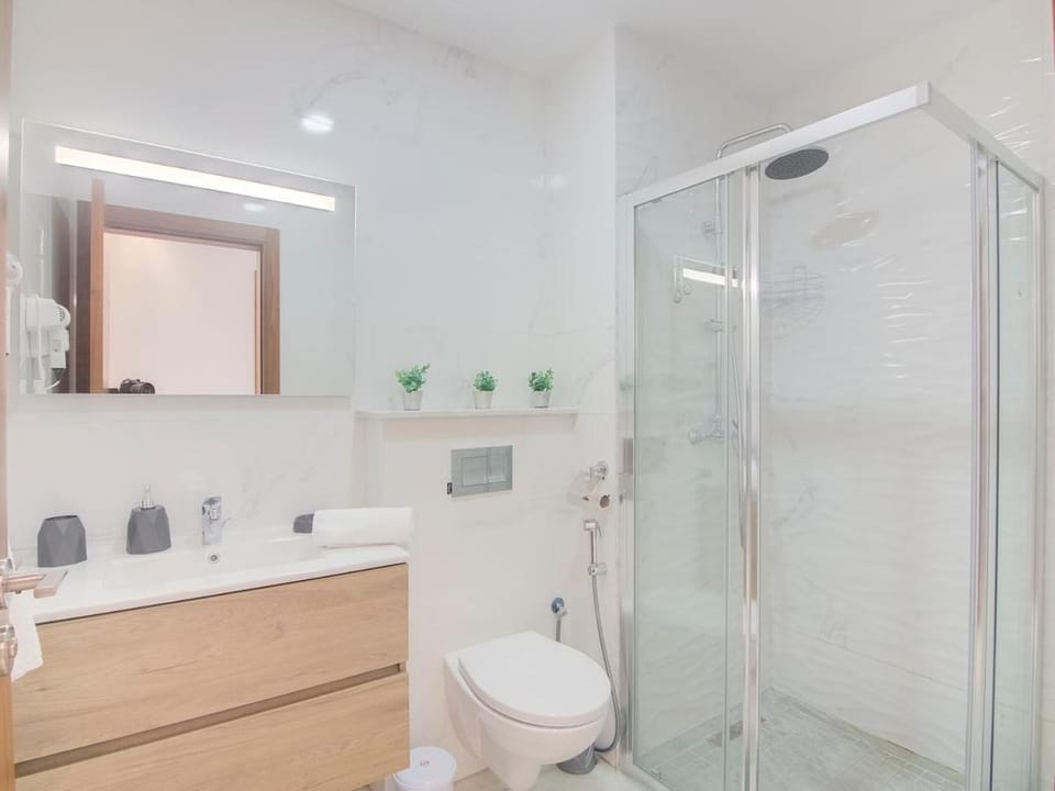 Shower, Toilet, Bathroom, towels