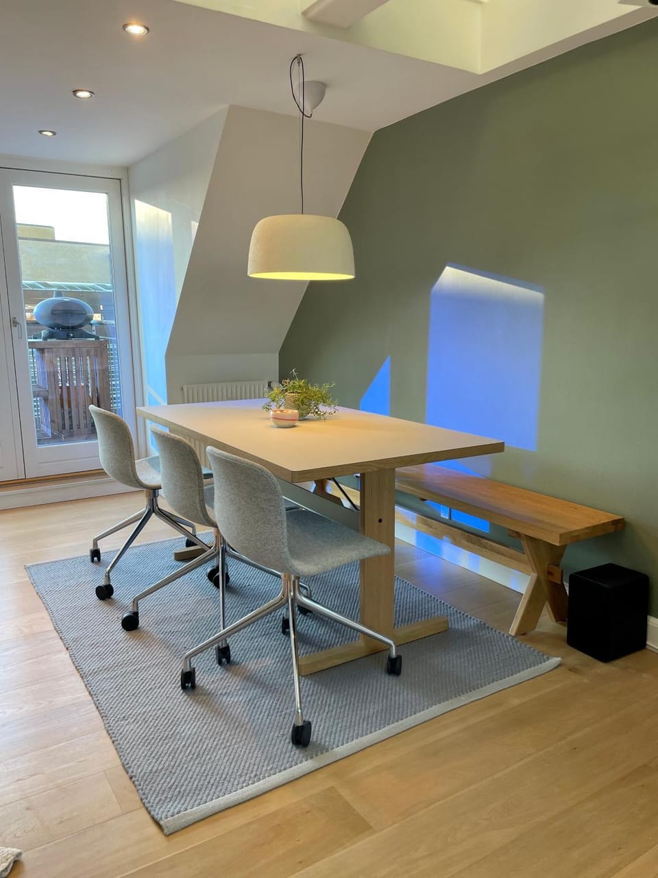 Central rooftop apartment by ARoS with balcony Apartment in Aarhus