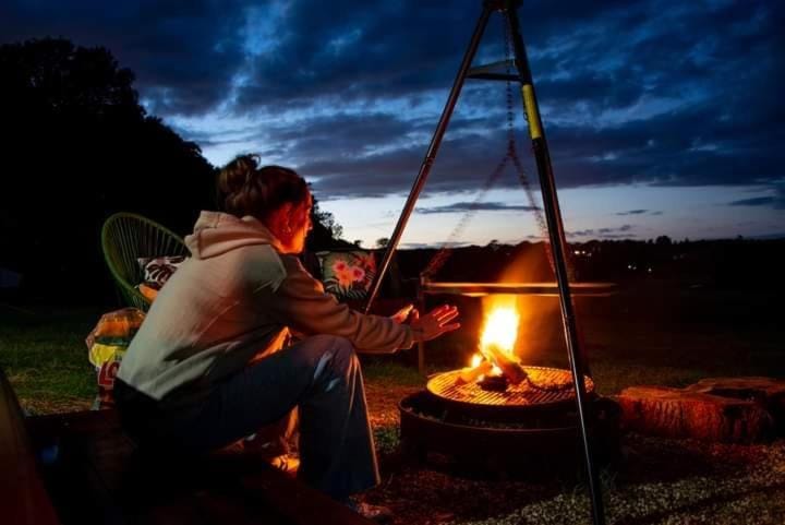 Night, Natural landscape, BBQ facilities, Fishing, Guests, Lake view, Landmark view, Landmark view, Mountain view, Mountain view, River view, River view, group of guests, Family, fireplace