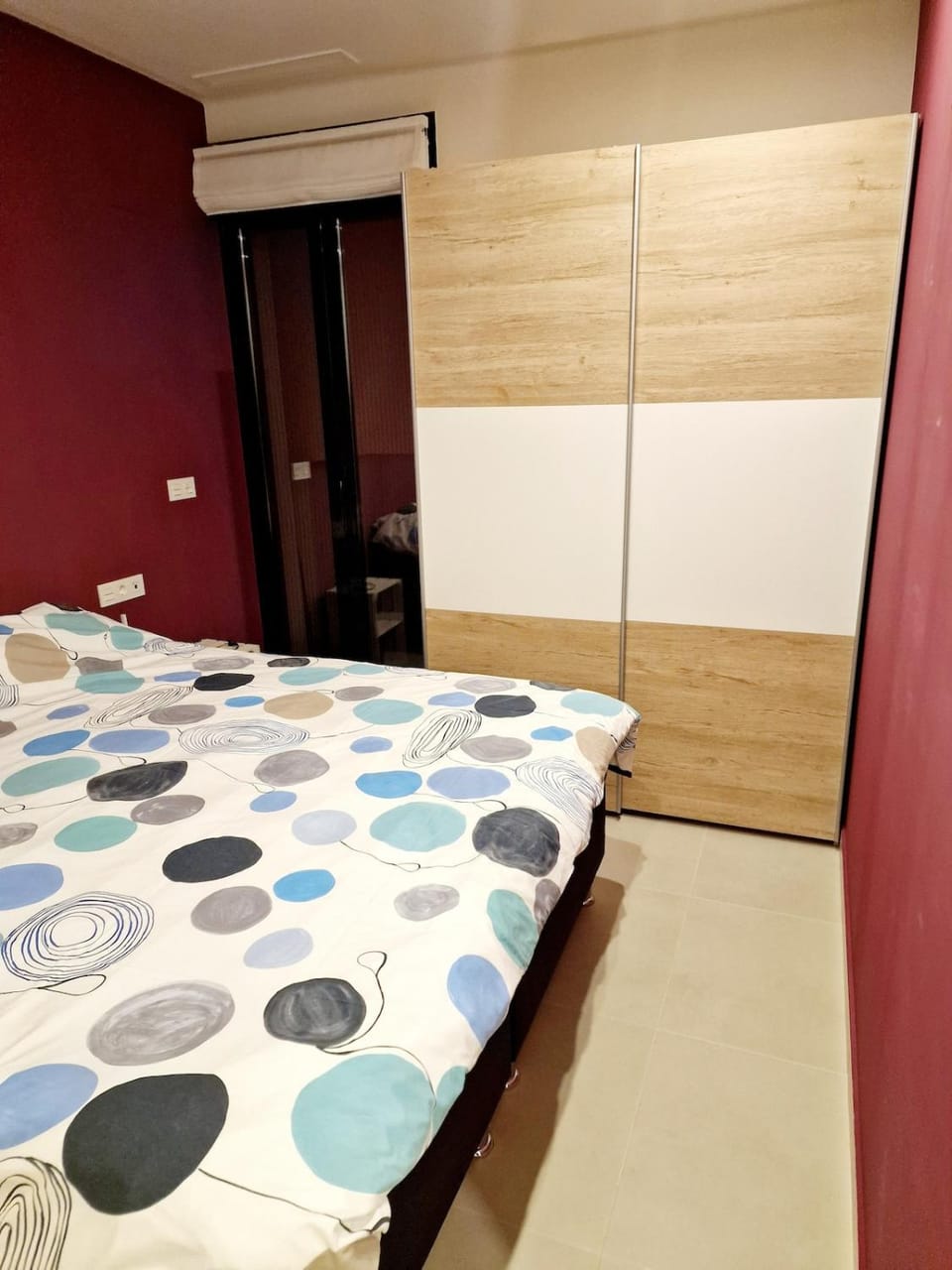 Bed, Photo of the whole room, Bedroom, wardrobe