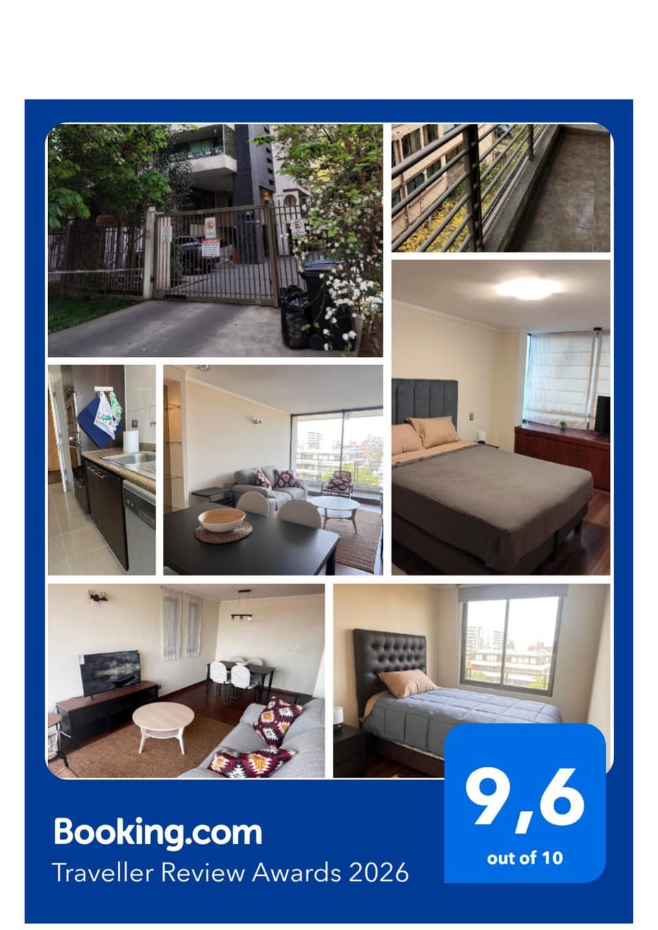 Apartamento en Providencia con estacionamiento privado Apartment in Providencia