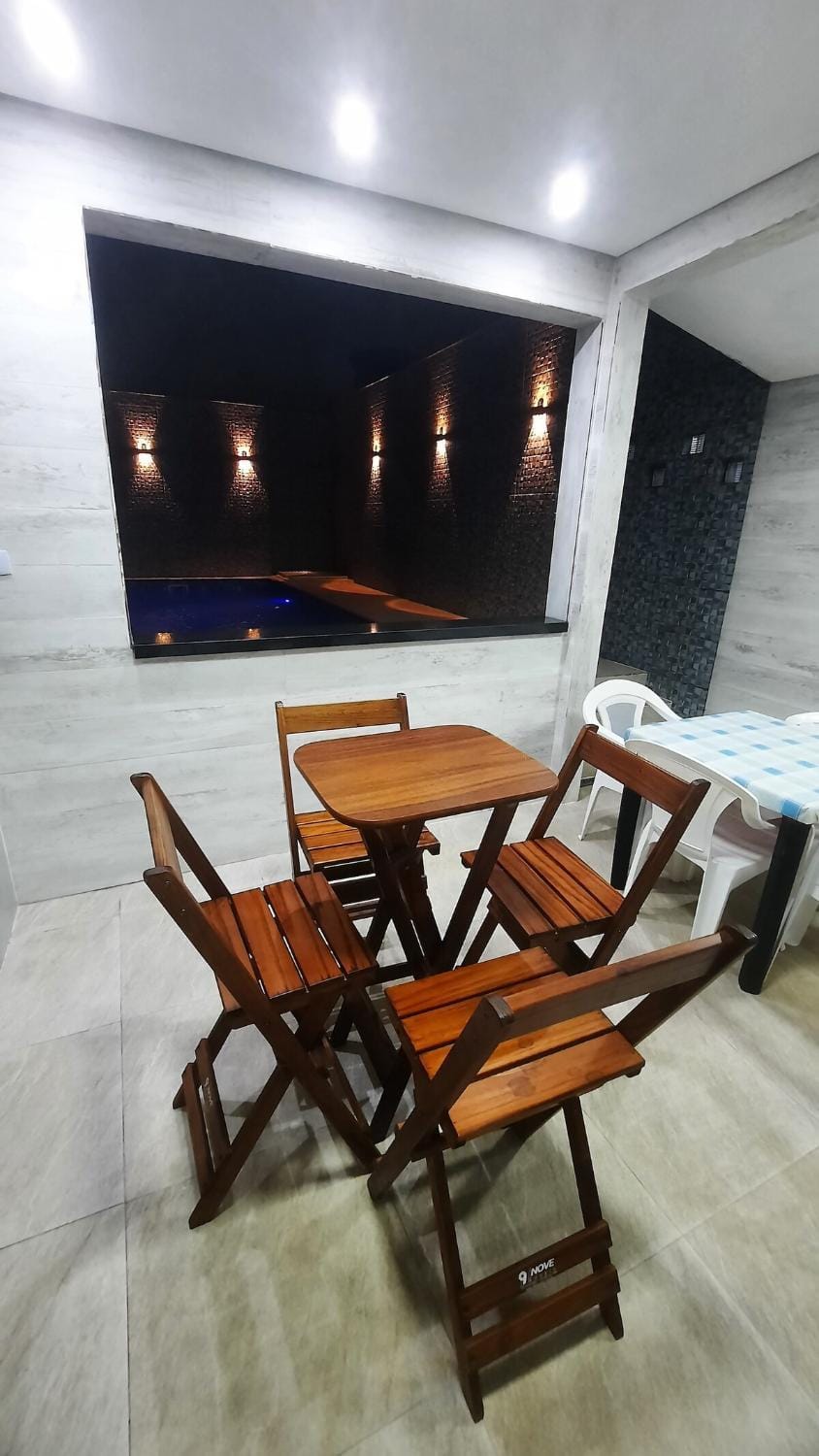 Casa aconchegante com piscina a 50 metros da praia House in State of São Paulo