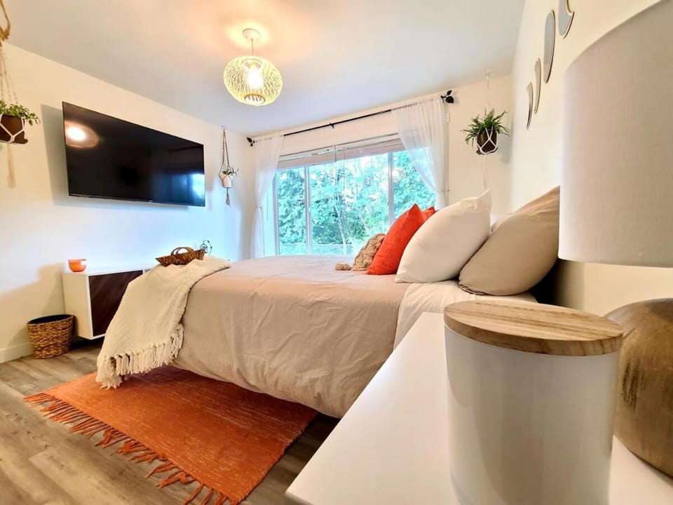 Bed, TV and multimedia, Photo of the whole room, Bedroom