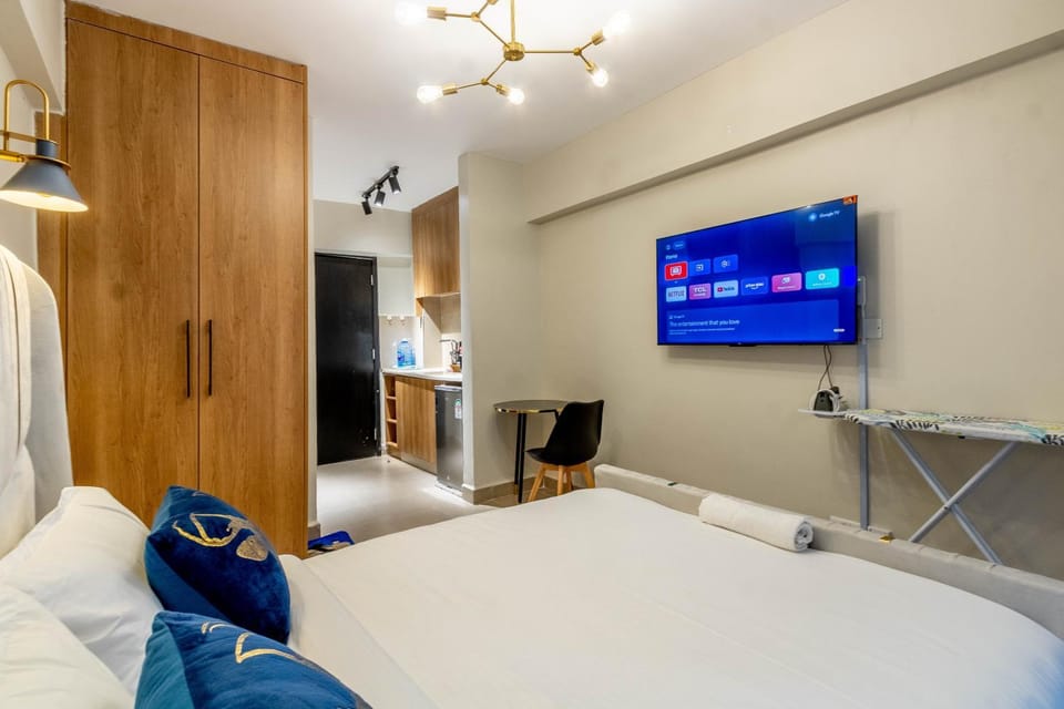 The blue Hughes studio Apartment in Nairobi