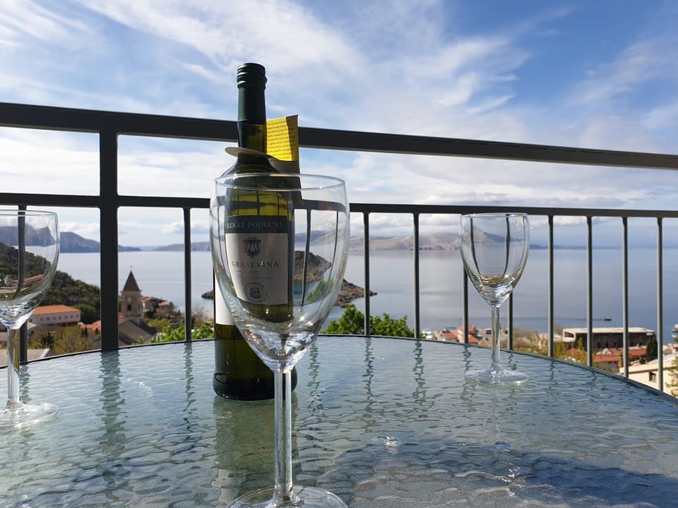 View (from property/room), Balcony/Terrace, Sea view