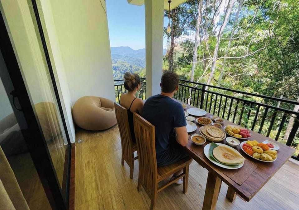 View (from property/room), Balcony/Terrace, Mountain view, Breakfast