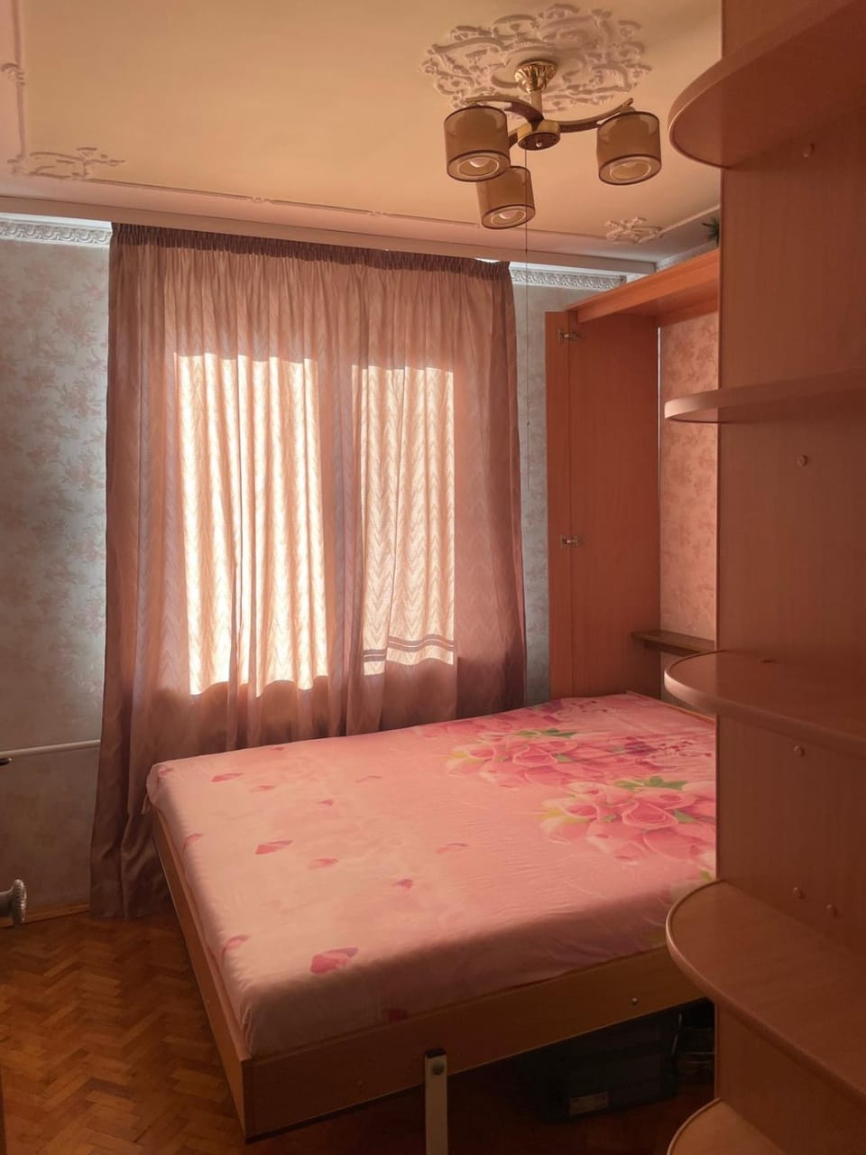 Bed, Photo of the whole room, Bedroom, wardrobe