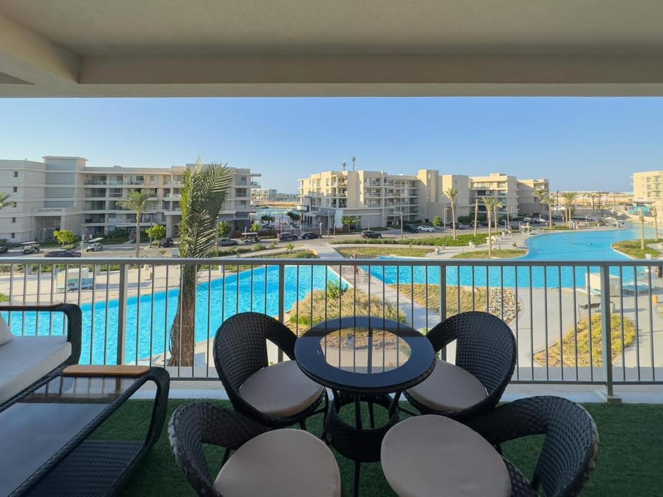 Lagoon chalet in marina views 3 bedrooms perfect view exm68 Chalet in Egypt