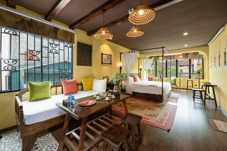 Old Quarter Art Boutique Family Suite Railside Respite Vacation rental in Hanoi