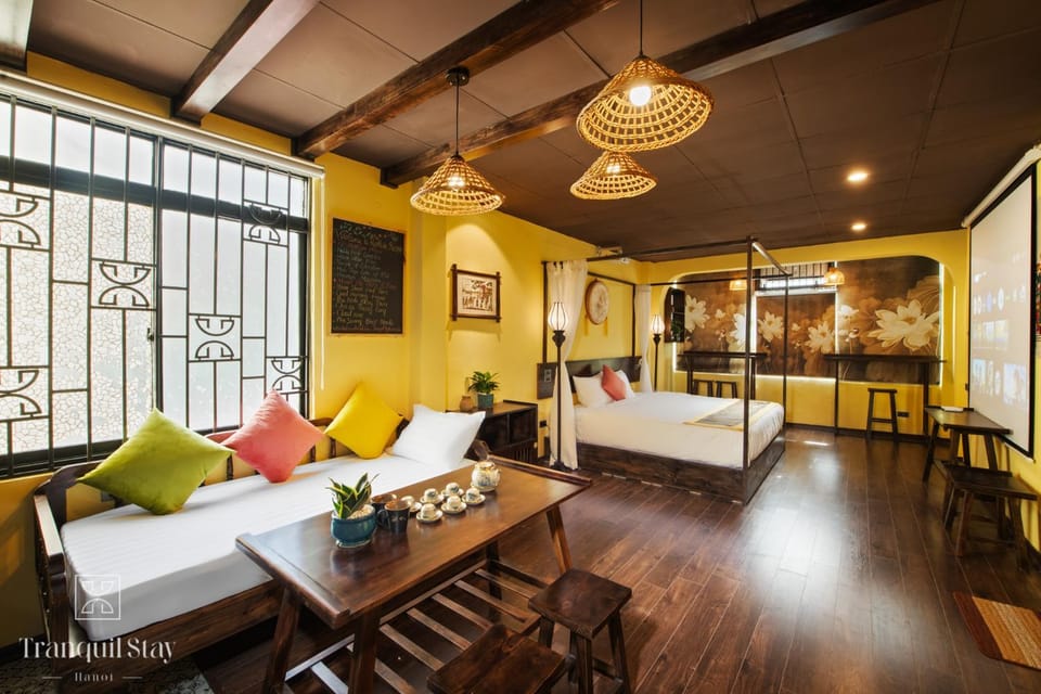 Old Quarter Art Boutique Family Suite Railside Respite Vacation rental in Hanoi