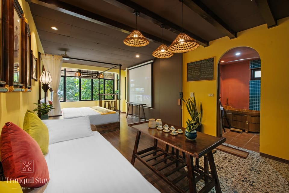 Old Quarter Art Boutique Family Suite Railside Respite Vacation rental in Hanoi