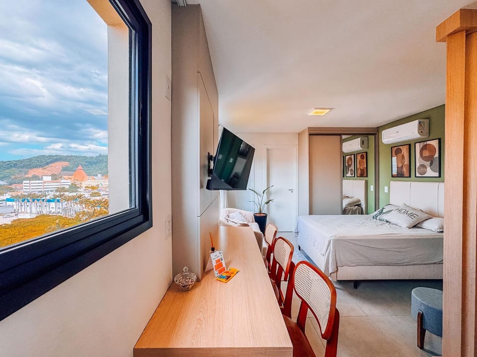 Flat ate 3 pessoas/ ao lado Shoppings Apartment in Brusque