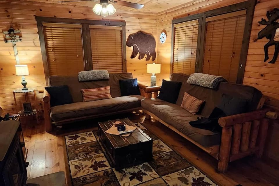 Forest Cabin #1 at Camp Because I Said I Would Cabin in Ohio