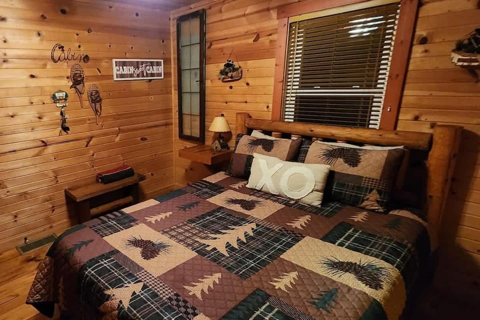 Forest Cabin #1 at Camp Because I Said I Would Cabin in Ohio