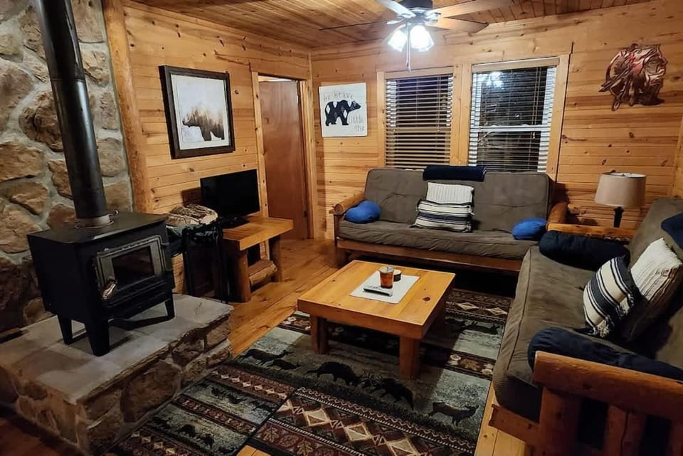 Forest Cabin #2 at Camp Because I Said I Would Cabin in Ohio