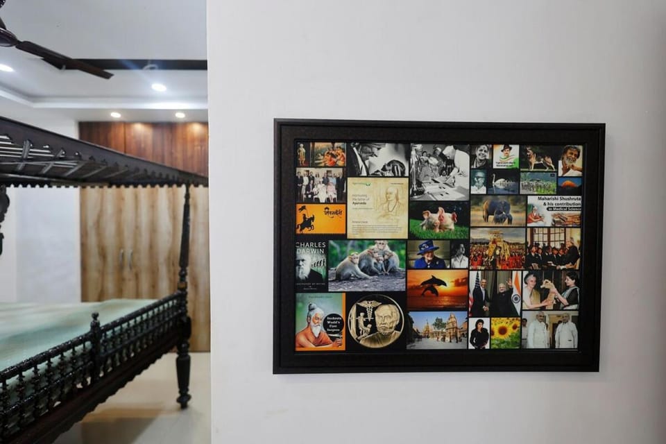 Myestay Ivory Ultra Luxury 3-Bedroom Flat Apartment in Varanasi