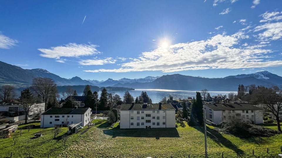 Natural landscape, Lake view, Mountain view