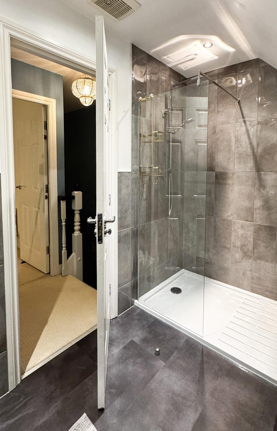 Shower, Bathroom, towels