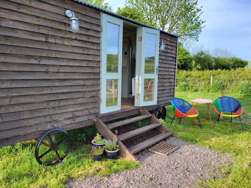 Sunrise Shepherd's Hut Apartment in West Dorset District