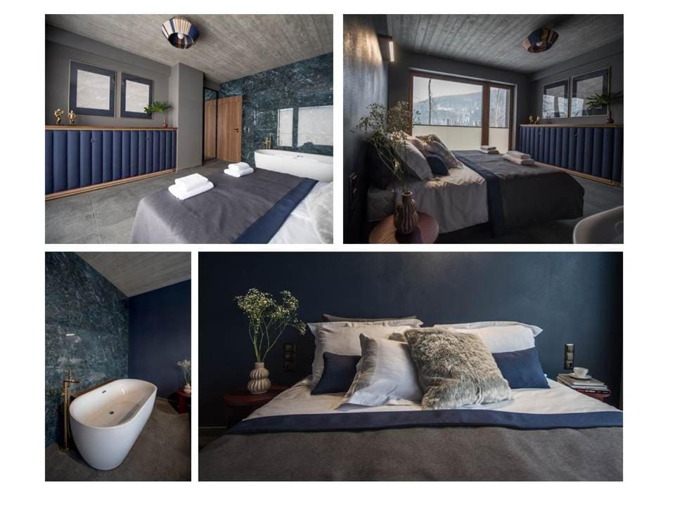 Bedroom, Bath, towels